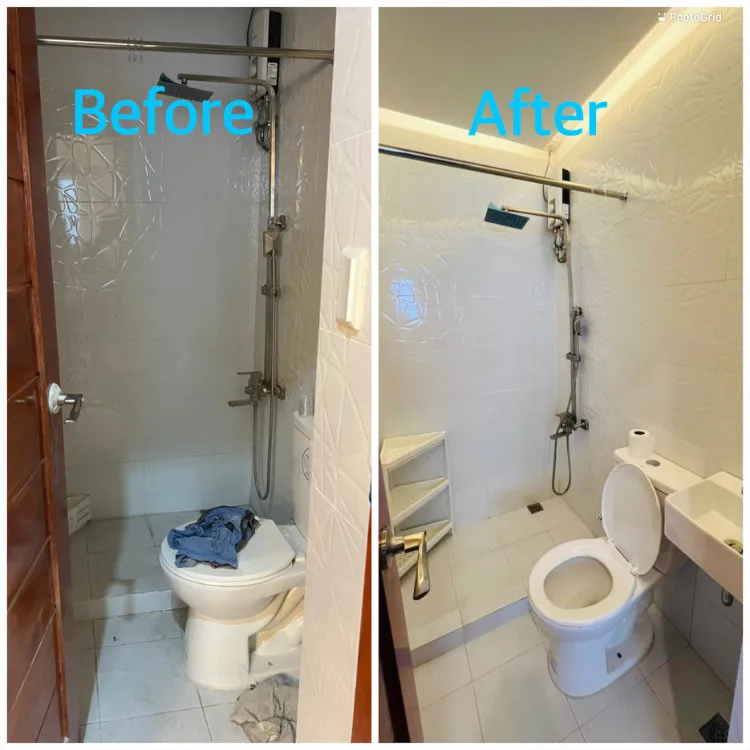 Deep cleaned office workspace with sanitized desks and polished surfaces