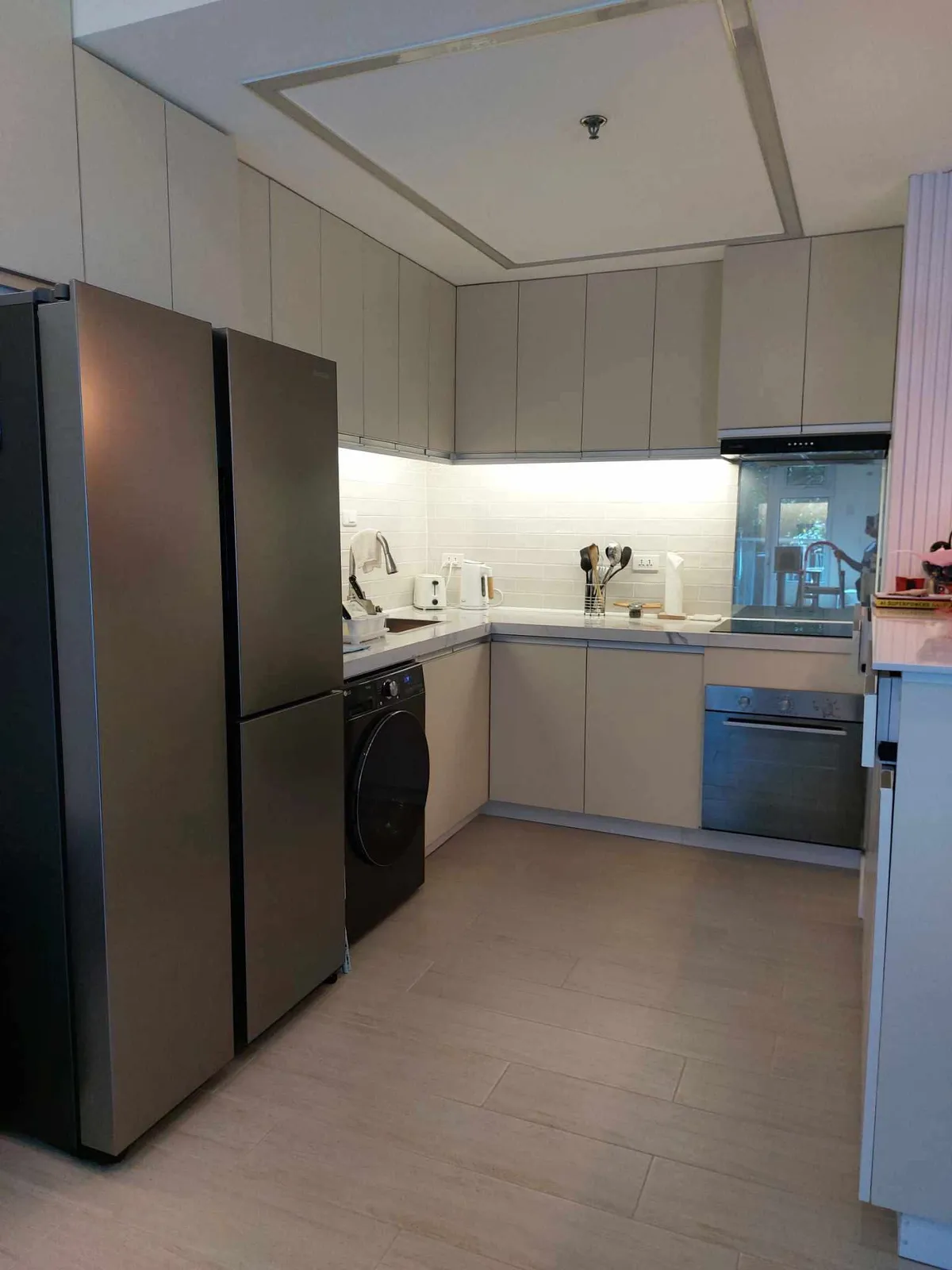 Modern Metro Manila condo kitchen with pristine countertops and appliances after Total Cleaning Manila service